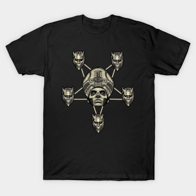 Mask ghost T-Shirt by Yadh10